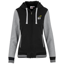Load image into Gallery viewer, Hoodie with Zip (Grey/Black)
