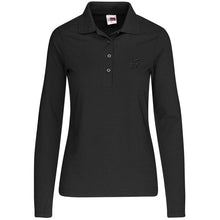 Load image into Gallery viewer, Long Sleeve Golf Shirt (Black)
